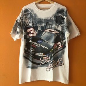 Vintage Dale Earnhardt all over print t-shirt